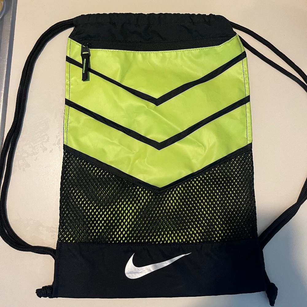 Nike Green Drawstring Bag